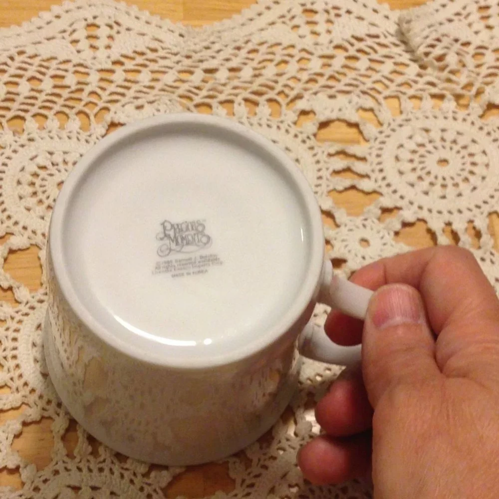 Vintage Precious Moments Christian Coffee Cup